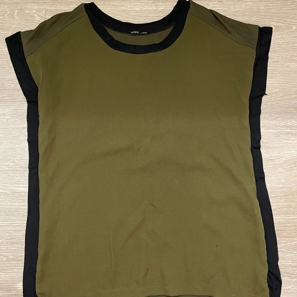 Zara W&B Collection Oversized Top M
